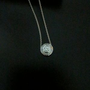 Sterling silver CZ necklace 20"